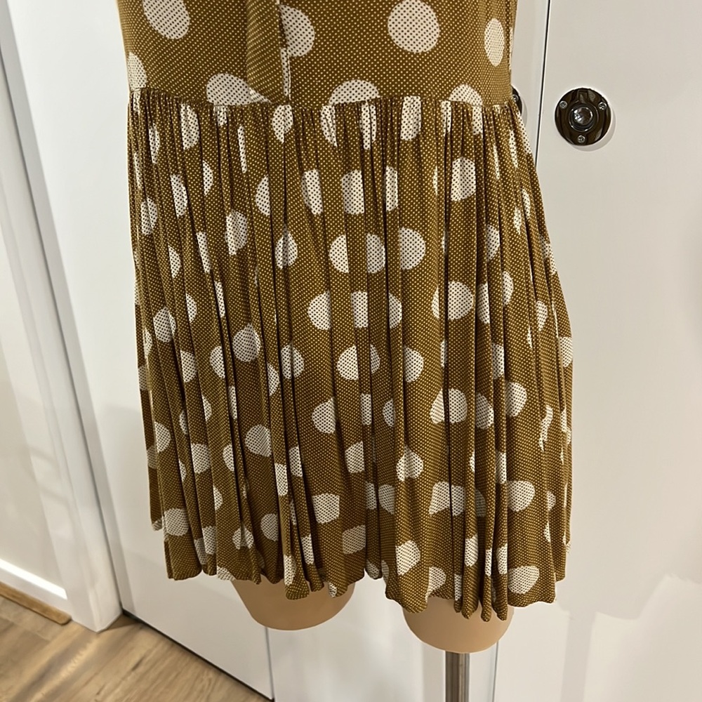 Cute Minkpink Mustard Spot Dress Size 8 - Picture 3 of 3